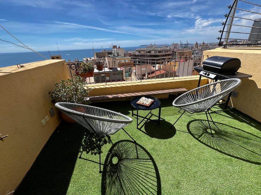 Appartamento Private Sun Terrace Amazing View Alicante Esterno foto